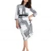 BURU White Label Clothing The Day Dress - Black And White - Final Sale