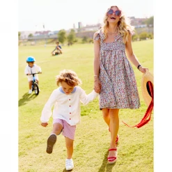 BURU White Label Tie Top MINI Dress - RWB Lady Liberty Clothing