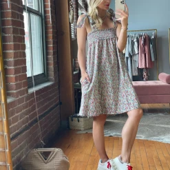 BURU White Label Tie Top MINI Dress - RWB Lady Liberty Clothing