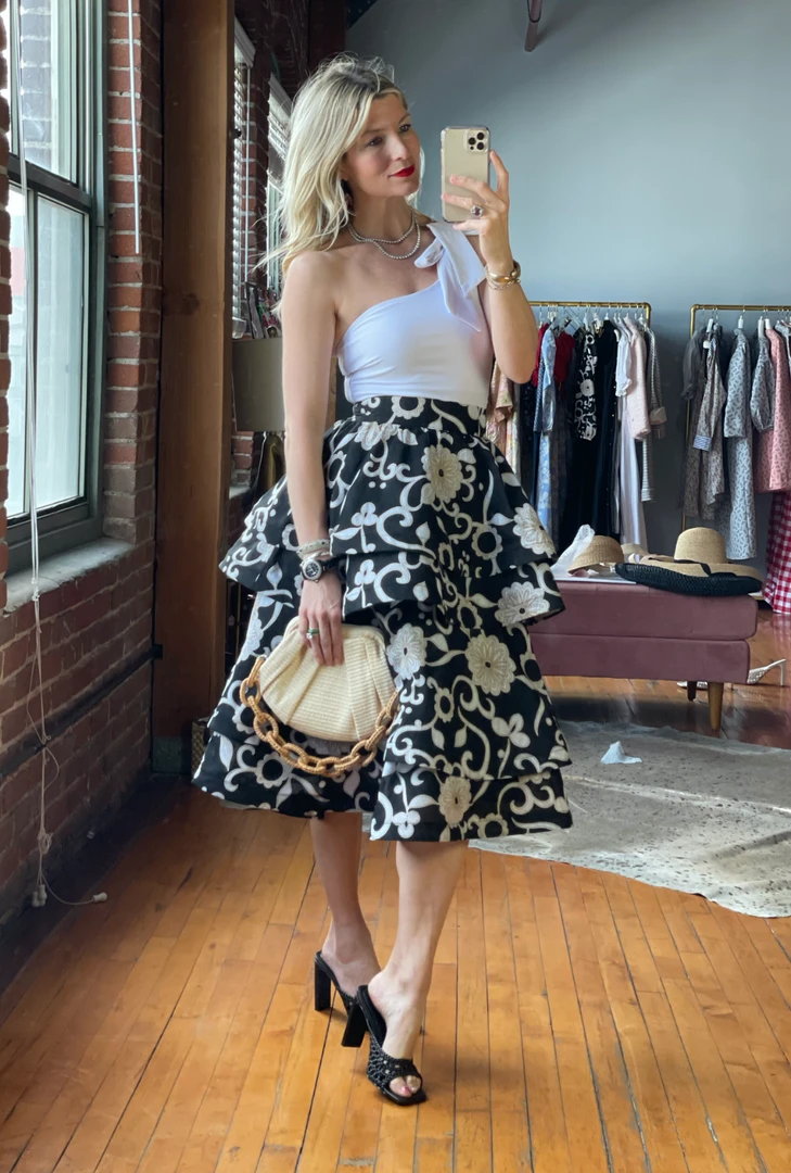 BURU White Label Tie Top One Shoulder Swimsuit - White 7 BURU White Label Tie Top One Shoulder Swimsuit - White