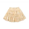 BURU White Label Clothing Tiered Mini Skirt - Ivory Lily Of The Valley 2 BURU White Label Clothing Tiered Mini Skirt - Ivory Lily Of The Valley