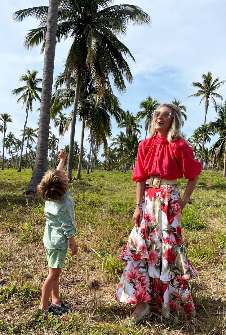 BURU Pink Label Clothing Trumpet Teagan - Pink Lily 4 BURU Pink Label Clothing Trumpet Teagan - Pink Lily