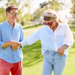 BURU Accessories Tweed & Pearl Puff Headband - Blue 17 BURU Accessories Tweed & Pearl Puff Headband - Blue