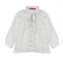 BURU Pink Label Clothing BURU X VAL Bow Blouse - Spots