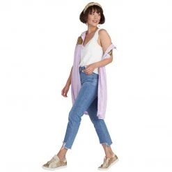 BURU White Label Zip Up Vest Dress-Lilac - Final Sale Clothing