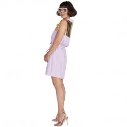BURU White Label Zip Up Vest Dress-Lilac - Final Sale Clothing