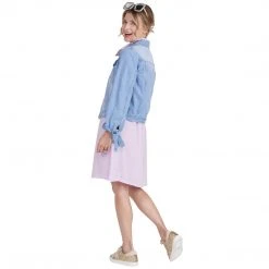 BURU White Label Zip Up Vest Dress-Lilac - Final Sale Clothing