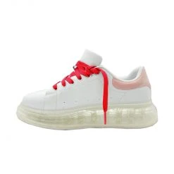 Buru Accessories Air Mamas - White With Red Laces Loungewear