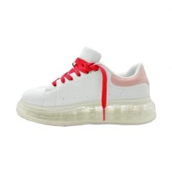 Buru Accessories Air Mamas - White With Red Laces Loungewear