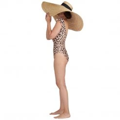 BURU White Label Clothing Tie-front Swimsuit - Animal