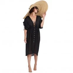 BURU White Label Clothing Tie-front Swimsuit - Animal