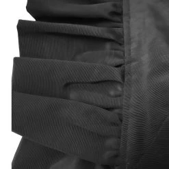 BURU Pink Label Dresses Anniversary Ruffle Mini Dress - Black Faille- PRE-SALE