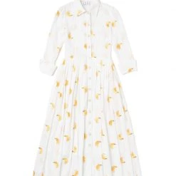 Outlet Vive In Style Store 6 BURU Pink Label Long Sleeve Placket Front Shirtdress - Bananas NMF