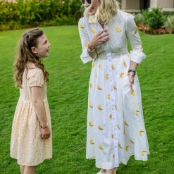 BURU Pink Label Long Sleeve Placket Front Shirtdress - Bananas NMF