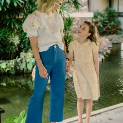 BURU Pink Label Puff Sleeve Top - Banana NMF