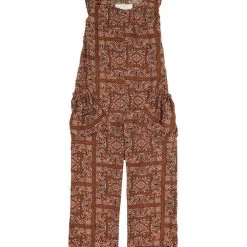BURU White Label Clothing Bandana Jumpsuit - Brown