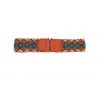 Buru Accessories Beaded Stretch Belt - Orange