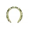 BURU Accessories Hand Beaded Headband - Green Floral