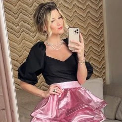 BURU Accessories Beaded Headband - Black & Gold Stripe