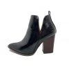 Buru Accessories Elevated Ankle Booties- Black Faux Croc - Final Sale 1 Buru Accessories Elevated Ankle Booties- Black Faux Croc - Final Sale