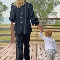 BURU White Label Everyday Pants - Black Fringe Clothing