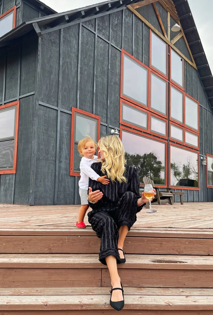 BURU White Label Tops Long Sleeve Mod Top - Black Fringe 9 BURU White Label Tops Long Sleeve Mod Top - Black Fringe