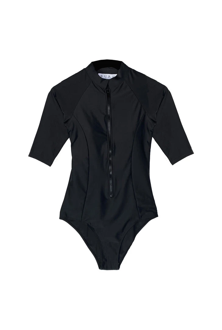 BURU White Label Rashguard One Piece - Black - Final Sale 3 BURU White Label Rashguard One Piece - Black - Final Sale