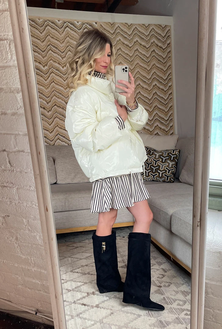 Buru Accessories The Perfect Wedge Boot - Black Faux Suede - Final Sale 5 Buru Accessories The Perfect Wedge Boot - Black Faux Suede - Final Sale