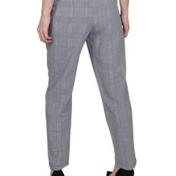 BURU White Label Clothing Bleu Et Noir Trousers - Final Sale