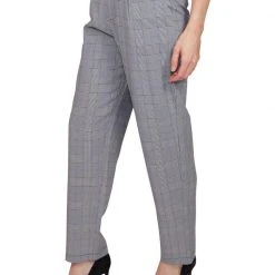 BURU White Label Clothing Bleu Et Noir Trousers - Final Sale