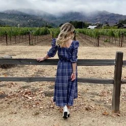 BURU Pink Label Everyday Skirt Tea Length - Cornflower Blue - PRE-SALE 14 BURU Pink Label Everyday Skirt Tea Length - Cornflower Blue - PRE-SALE