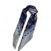 Buru Accessories Le Fleur Scarf - Blue 1 Buru Accessories Le Fleur Scarf - Blue