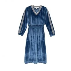 BURU White Label Track Dress - Blue Clothing