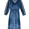 BURU White Label Track Dress - Blue Clothing