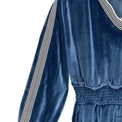 BURU White Label Track Dress - Blue Clothing