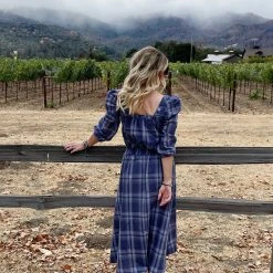 BURU Pink Label Everyday Skirt Tea Length - Cornflower Blue - PRE-SALE 11 BURU Pink Label Everyday Skirt Tea Length - Cornflower Blue - PRE-SALE