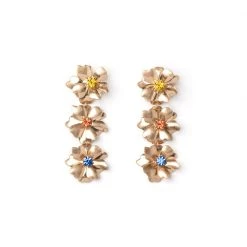Buru Accessories Rainbow Fleurs Earrings - Final Sale