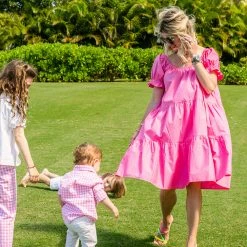 BURU White Label Clothing On & Off The Shoulder MINI - Bubblegum