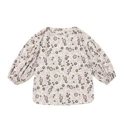 BURU White Label Button Sleeve Blouse - Ivory Floral Tops 17 BURU White Label Button Sleeve Blouse - Ivory Floral Tops