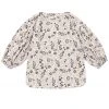 BURU White Label Button Sleeve Blouse - Ivory Floral Tops