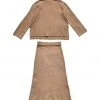 BURU White Label Clothing Knit Set - Camel & Ivory