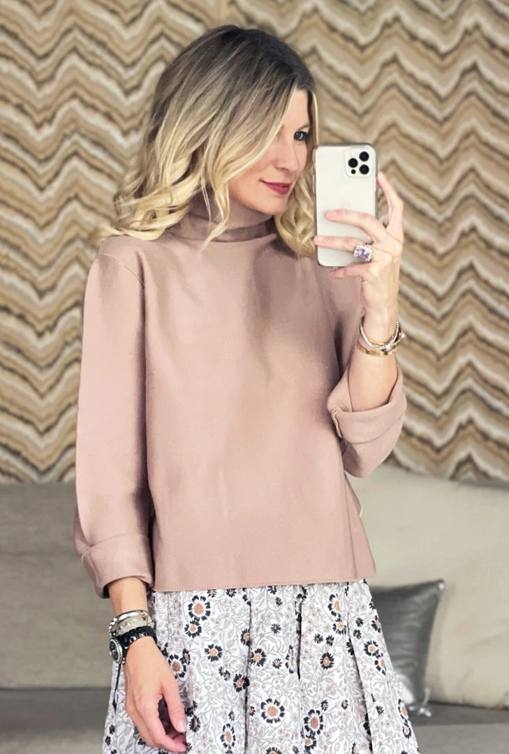 BURU White Label Smocked Waist MIDI Skirt - Ivory Floral Bottoms 4 BURU White Label Smocked Waist MIDI Skirt - Ivory Floral Bottoms