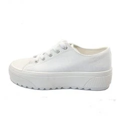Buru Accessories Loungewear Classic Canvas Kicks - White - Final Sale