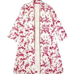 BURU Pink Label Swing Coat Knee Length - Cherry Blossom Clothing