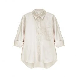 BURU White Label Classic Button Down - Ivory Clothing