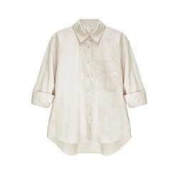 BURU White Label Classic Button Down - Ivory Clothing