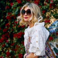 BURU White Label Tie Top MIDI Dress - Pink Liberty Floral