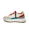 Buru Accessories Color Block Sneakers - Tan, Teal & Rust