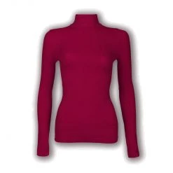 Niki Biki Long Sleeve Mock Turtleneck - Crimson Clothing