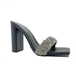 Shoes Sparkle Slides - Black - Final Sale 9 Shoes Sparkle Slides - Black - Final Sale